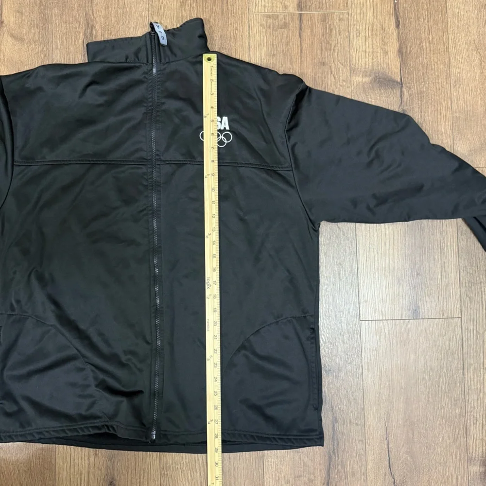 USA‎ OLYMPICS zip up jacket black